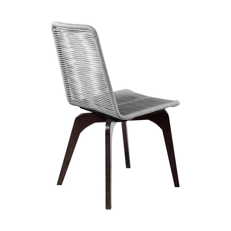 Glendora Island Outdoor 7 Piece Live Edge Dining Set in Eucalyptus and Rope