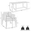 Escondido Santo Outdoor 5 Piece Round Dining Set in Eucalyptus and Charcoal Rope