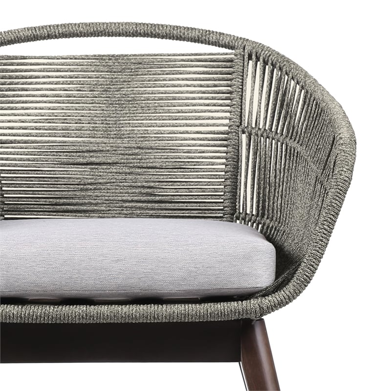 Glendora Tutti Frutti Outdoor 5 Piece Dining in Eucalyptus Rope and Cushions