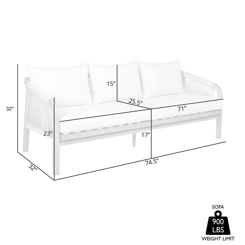 Vivid Outdoor Dining Chair in Gray Eucalyptus Wood with Gray Olefin Cushions