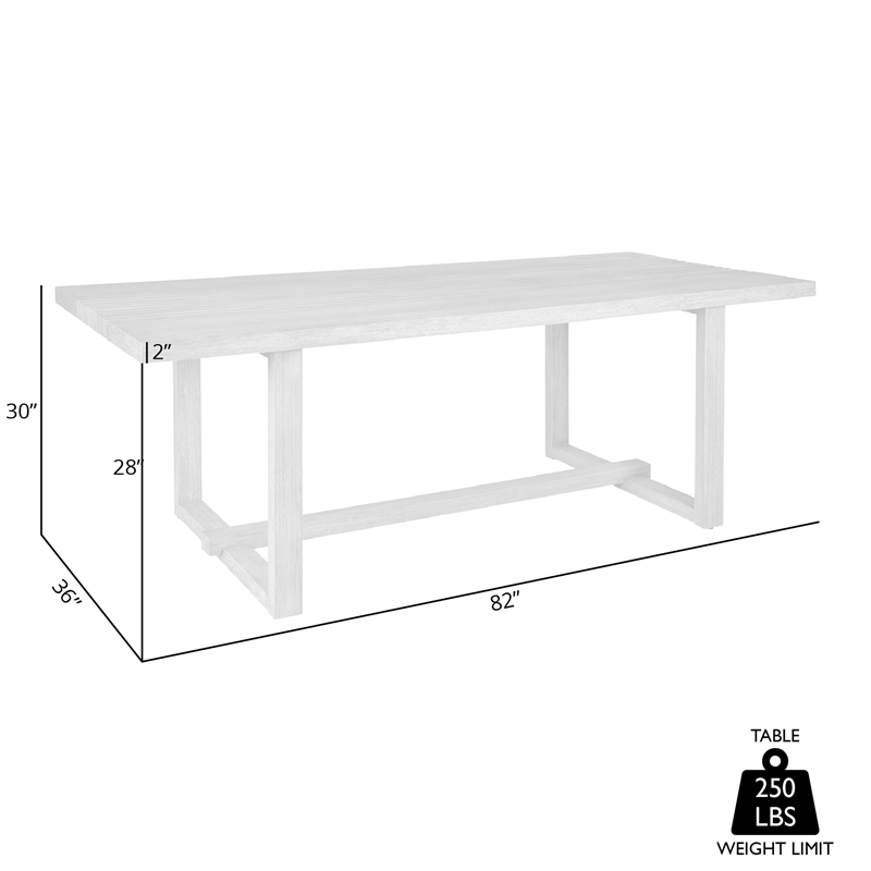 Glendora Outdoor Live Edge Dining Table in Eucalyptus Wood with Black Metal Base