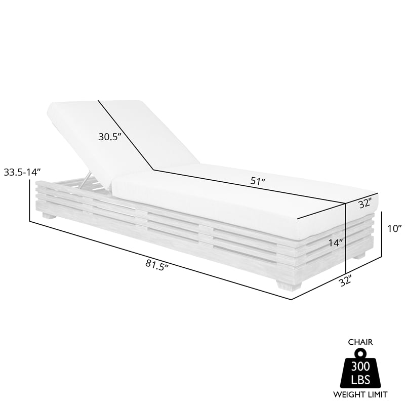 Orbit Outdoor Chair in Eucalyptus Wood with Gray Rope and Taupe Cushions