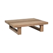 Vivid Outdoor 4 Piece Conversation Set in Light Eucalyptus Wood with Cushions