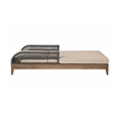Orbit Outdoor Chaise Lounge Chair in Eucalyptus with Rope and Taupe Cushions
