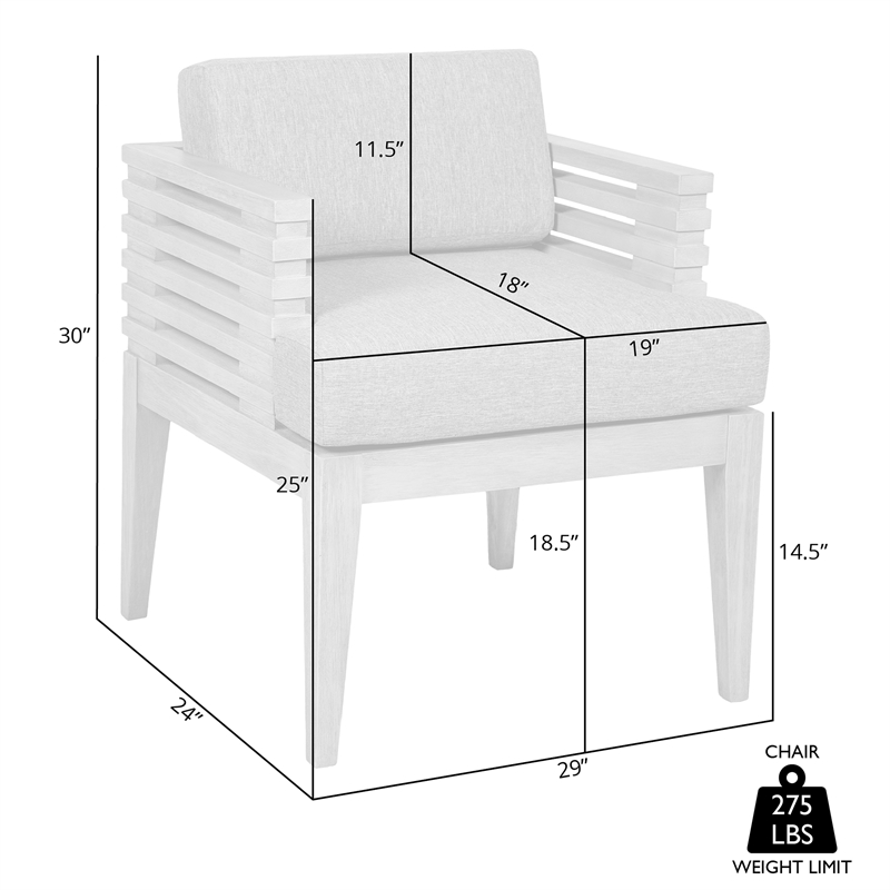 Orbit Swivel Outdoor Chair in Eucalyptus Wood with Gray Rope and Taupe Cushions
