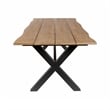Vivid Outdoor Patio Chair in Light Eucalyptus Wood with Taupe Olefin Cushions