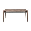 Glendora Beckham Outdoor 7 Piece Live Edge Dining Set in Eucalyptus and Rope