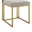 Anastasia Dining Chair with Taupe Fabric - Set of 2
