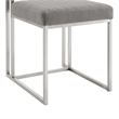 Anastasia Dining Chair with Light Gray Fabric - Set of 2