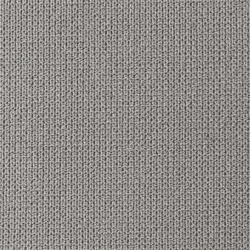 Morgan Dining Chair with Matte Black Iron and Light Gray Fabric - Set of 2
