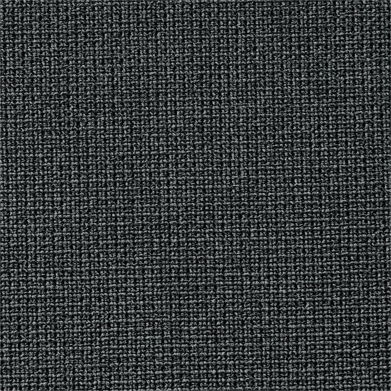 Morgan Dining Chair with Brushed Stainless Steel and Charcoal Fabric - Set of 2