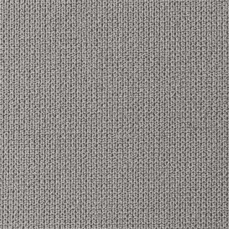 Morgan Dining Chair with Brushed Stainless Steel & Light Gray Fabric - Set of 2