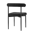 Shannon Dining Chair with Black Fabric - Set of 2