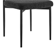 Shannon Dining Chair with Black Fabric - Set of 2
