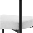 Shannon Dining Chair with Matte Black Iron & Thundercloud Gray Fabric - Set of 2