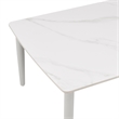 Rhodes Outdoor Rectangular Gray Coffee Table
