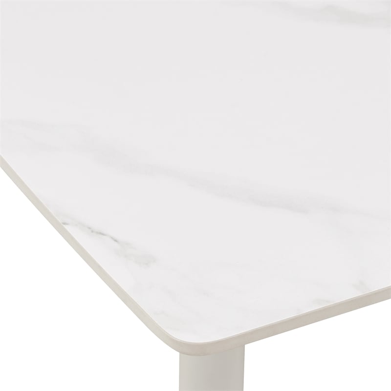 Rhodes Outdoor Rectangular Gray Coffee Table
