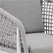 Rhodes Outdoor Patio Dining Chair in Aluminum Set of 2