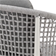 Rhodes Outdoor Patio Dining Chair in Aluminum Set of 2