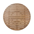 Escondido Doris Outdoor 5 Piece Round Dining Set in Eucalyptus and Black Rope