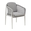 Rhodes Outdoor Patio 5 Piece Dining Set in Aluminum