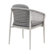 Rhodes Outdoor Patio 5 Piece Dining Set in Aluminum