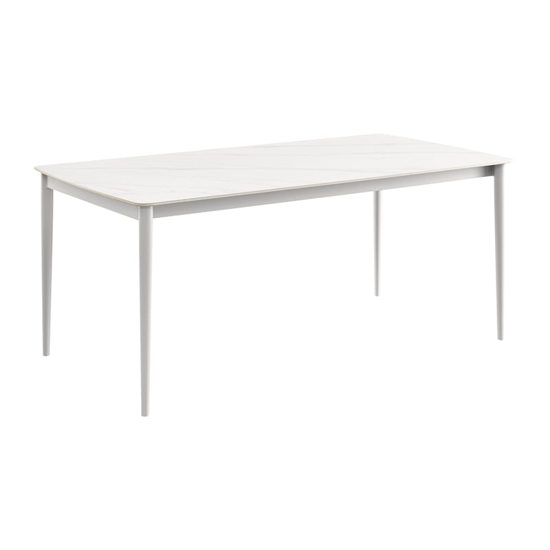 Rhodes Outdoor Patio 5 Piece Dining Set in Aluminum