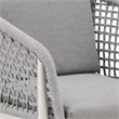 Rhodes Outdoor Patio 5 Piece Dining Set in Aluminum