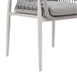 Rhodes Outdoor Patio 5 Piece Dining Set in Aluminum