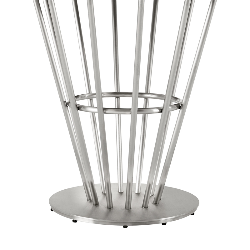 Veronica Round Dining Table with Glass Tabletop