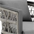 Zella Outdoor Patio 7 Piece Dining Set in Aluminum