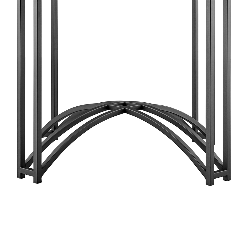 Tibet Contemporary Round Glass Dining Table