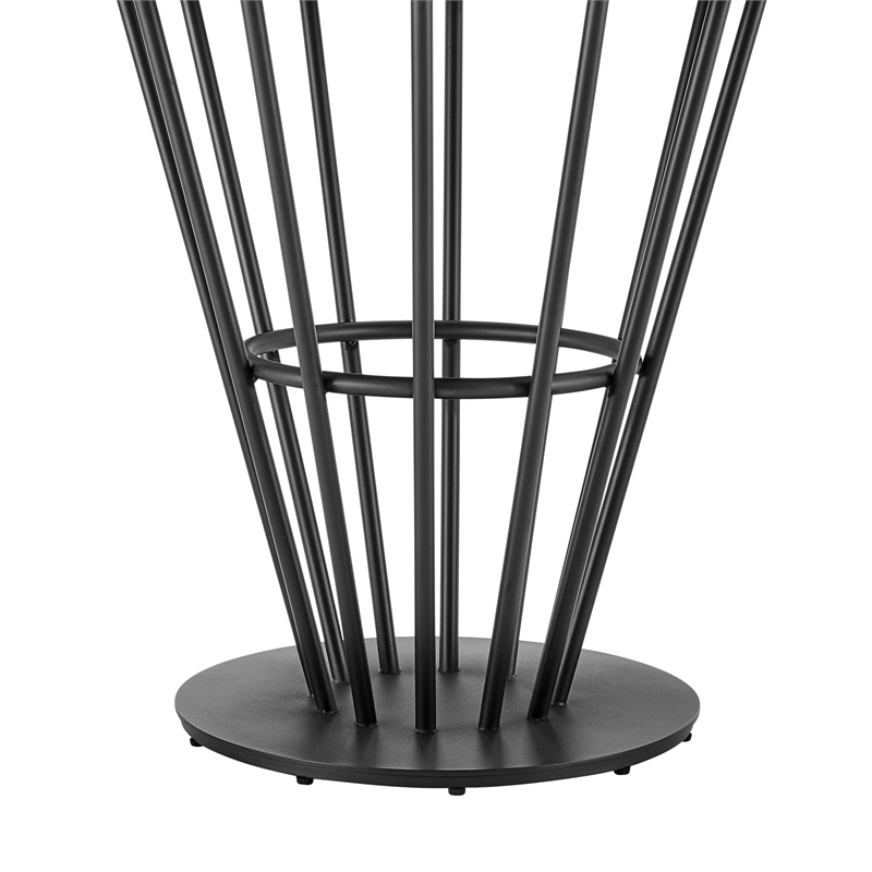 Veronica Shannon 5 Piece Round Dining Set with Thundercloud Gray Fabric