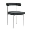 Veronica Shannon 5 Piece Round  Dining  Set with Charcoal Fabric