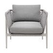 Rhodes Outdoor Patio Armchair in Aluminum