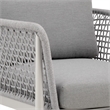 Rhodes Outdoor Patio Armchair in Aluminum