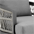 Zella Outdoor Patio Armchair in Aluminum