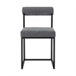 Joana Anastasia 5 Piece Round Dining Set with Anchor Gray Fabric
