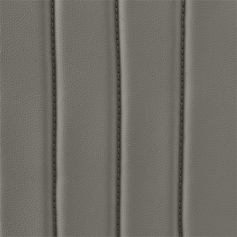 Joana Anastasia 5 Piece Round Dining  Set with Light Gray Faux Leather