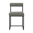 Joana Anastasia 5 Piece Round Dining  Set with Light Gray Faux Leather