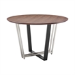 Joana Anastasia 5 Piece Round Dining  Set with  Charcoal Fabric