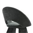 Angelina Modern Curved Back Forest Green Upholstered Dining Chair - Set of 6