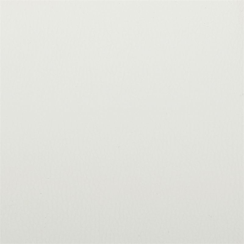 Vienna Swivel Bar Height Stool with Snow White Faux Leather Seat/Walnut-Set of 2