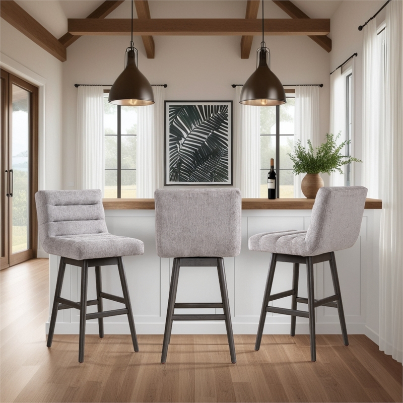 Elias Gray Solid Wood 30