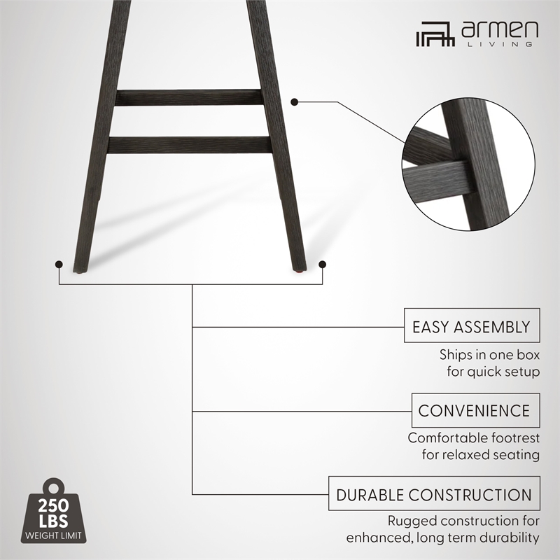 Branson Gray Solid Wood 26