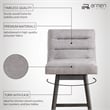 Elias Gray Solid Wood 26