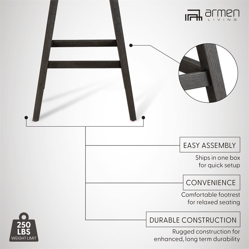 Branson Gray Solid Wood 30