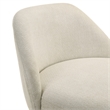 Erika Swivel Wood Counter Height Kitchen Bar Stool in Black w/ Cream - Set of 4