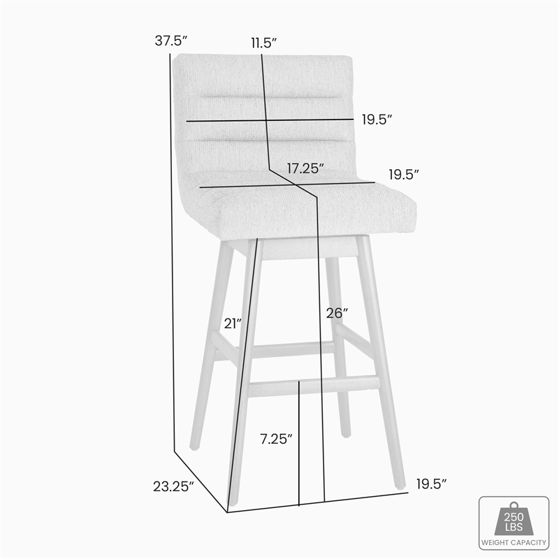 Elias Brown Solid Wood 26