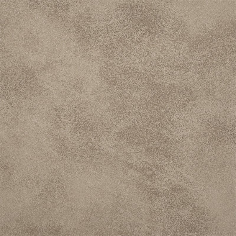 Toby Adjustable Swivel Barstool in Ivory/Vintage Taupe Seat/Pale Wood Accents